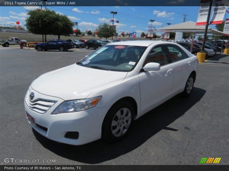 Super White / Ash 2011 Toyota Camry LE