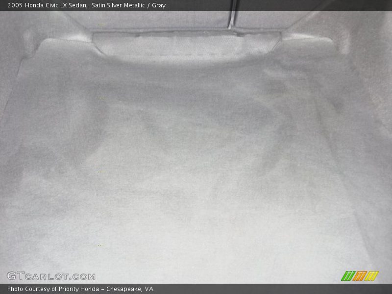 Satin Silver Metallic / Gray 2005 Honda Civic LX Sedan
