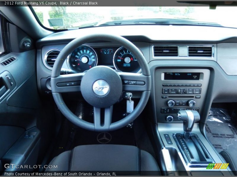 Black / Charcoal Black 2012 Ford Mustang V6 Coupe