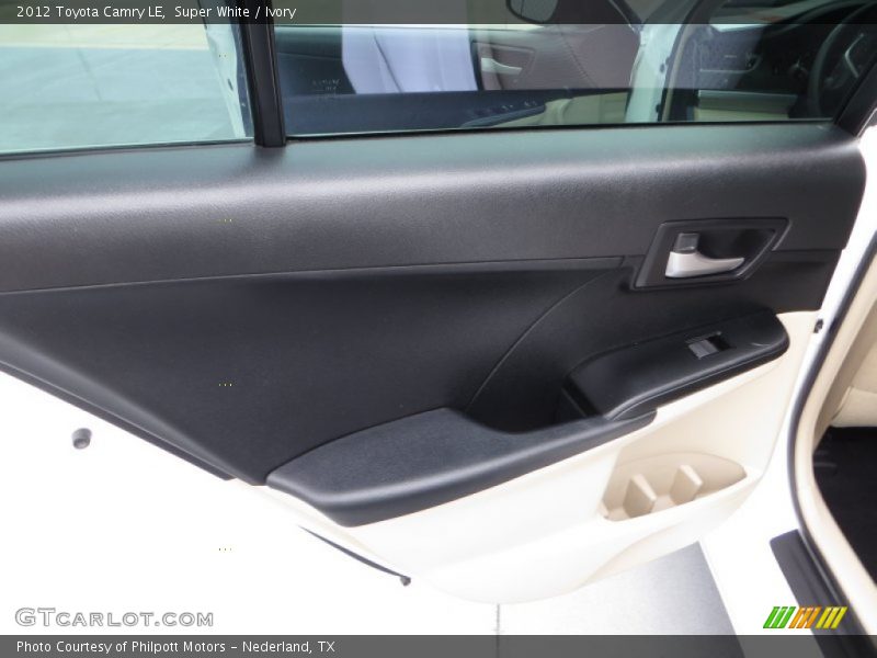 Super White / Ivory 2012 Toyota Camry LE