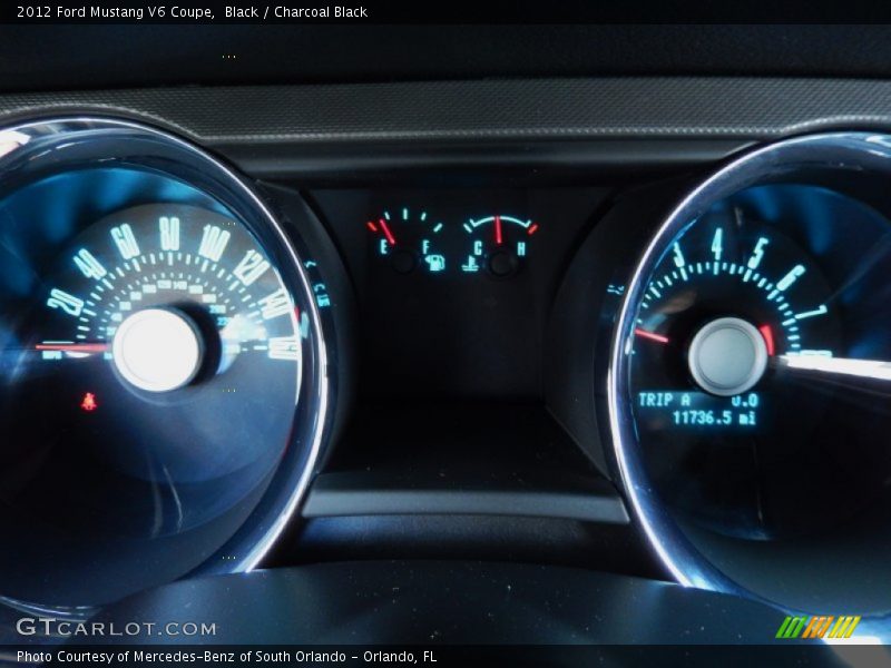Black / Charcoal Black 2012 Ford Mustang V6 Coupe