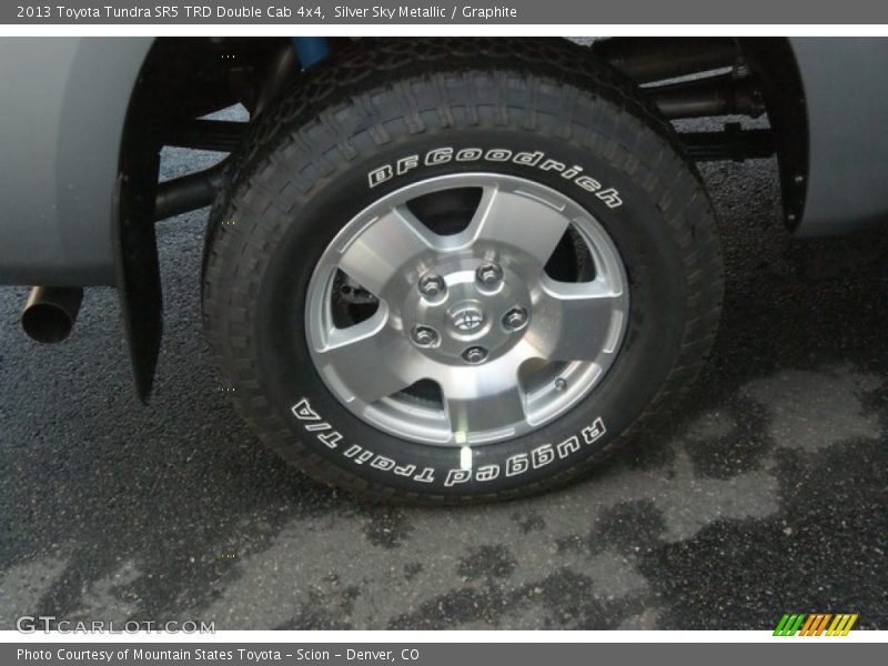 Silver Sky Metallic / Graphite 2013 Toyota Tundra SR5 TRD Double Cab 4x4