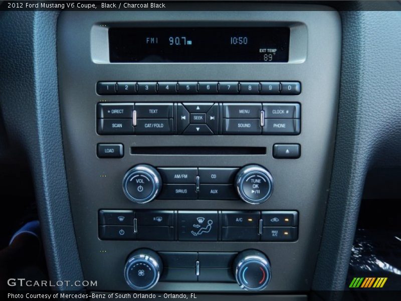 Black / Charcoal Black 2012 Ford Mustang V6 Coupe