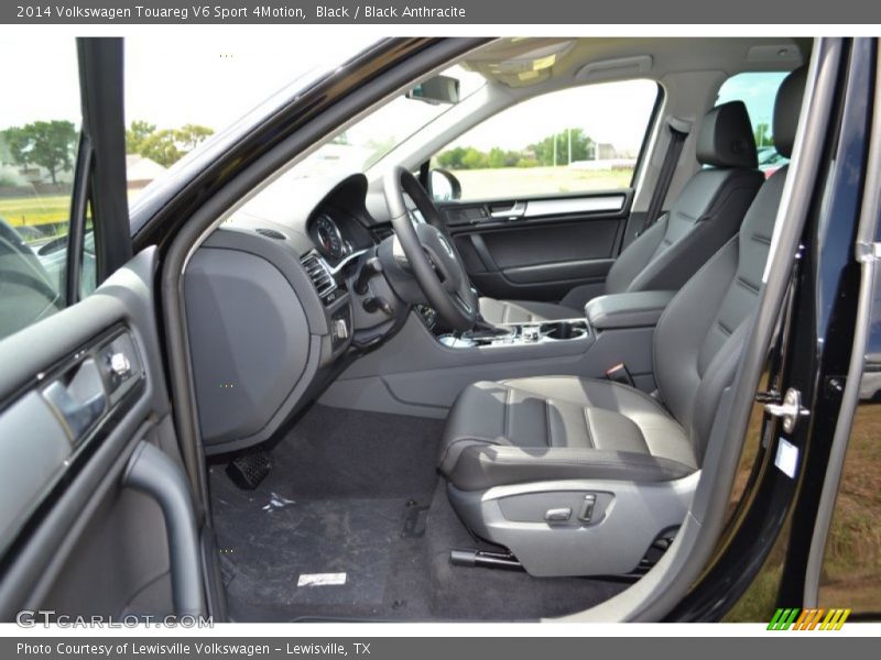 2014 Touareg V6 Sport 4Motion Black Anthracite Interior