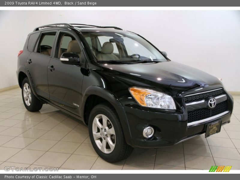 Black / Sand Beige 2009 Toyota RAV4 Limited 4WD