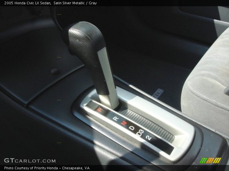 Satin Silver Metallic / Gray 2005 Honda Civic LX Sedan