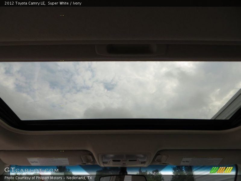 Super White / Ivory 2012 Toyota Camry LE