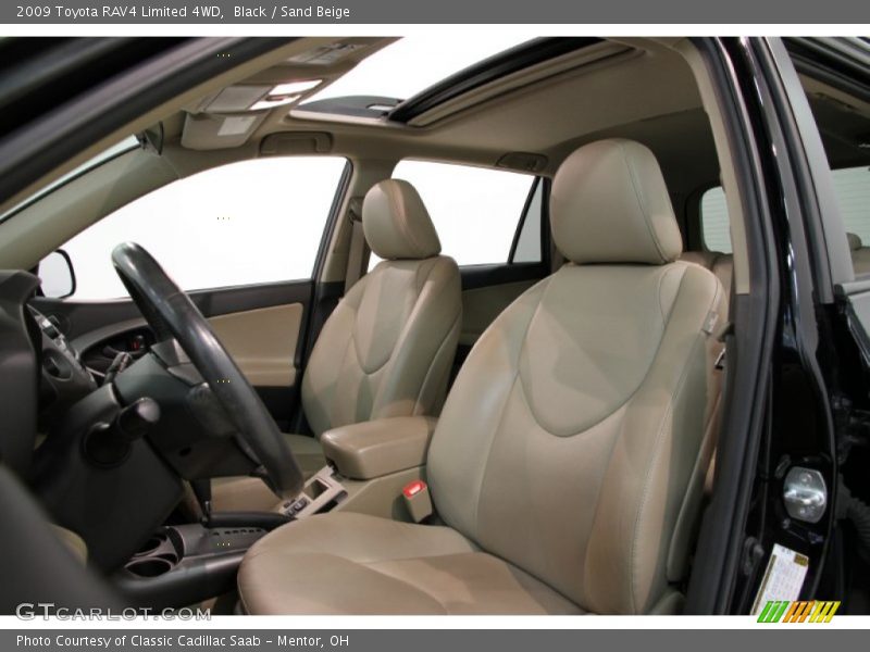 Black / Sand Beige 2009 Toyota RAV4 Limited 4WD