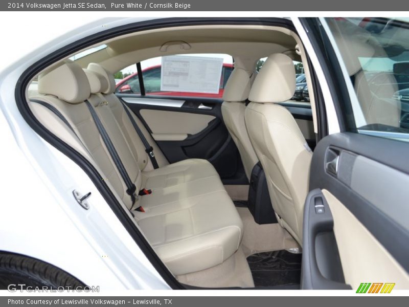 Rear Seat of 2014 Jetta SE Sedan