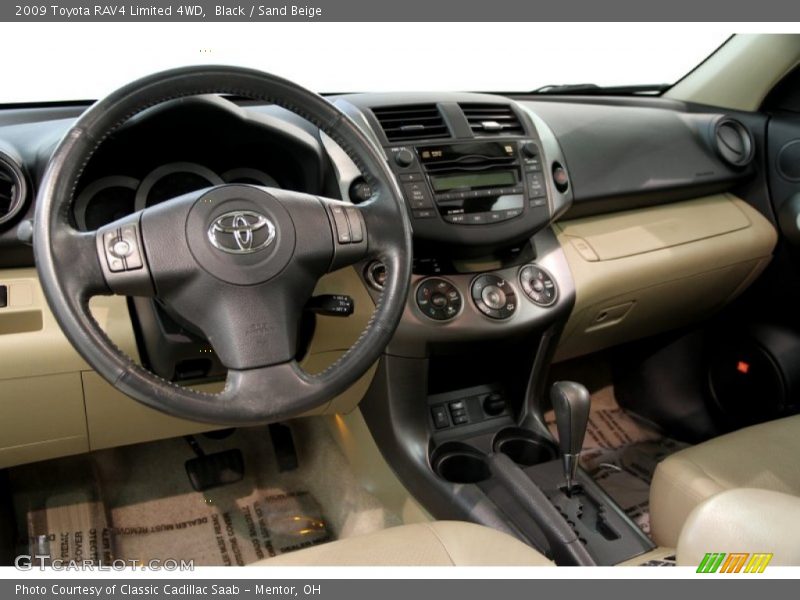 Black / Sand Beige 2009 Toyota RAV4 Limited 4WD