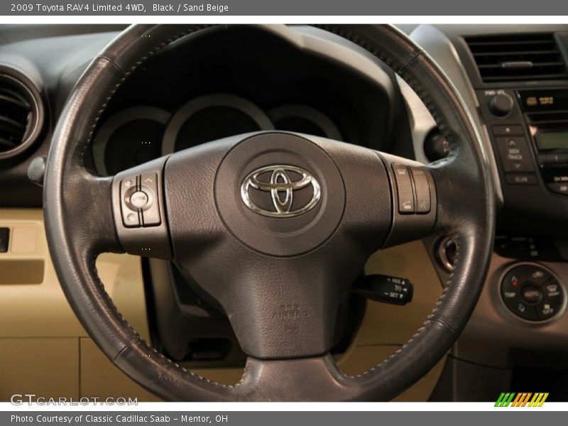 Black / Sand Beige 2009 Toyota RAV4 Limited 4WD