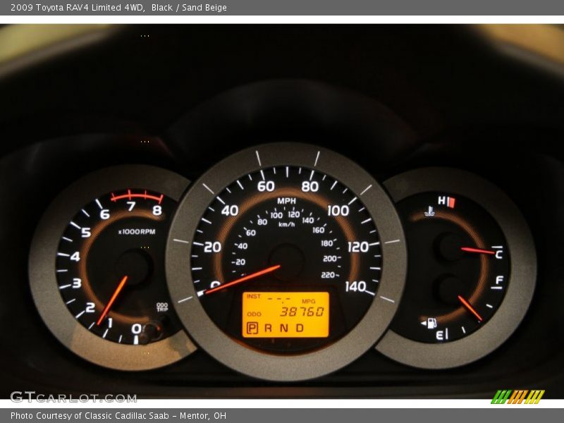 Black / Sand Beige 2009 Toyota RAV4 Limited 4WD