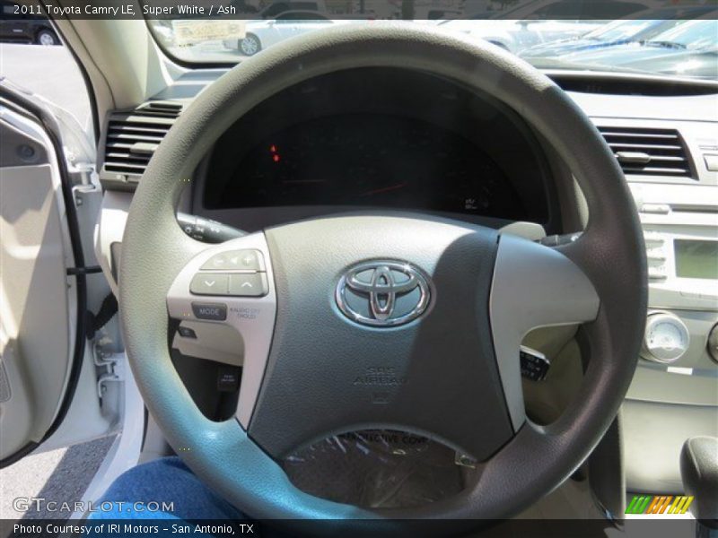 Super White / Ash 2011 Toyota Camry LE