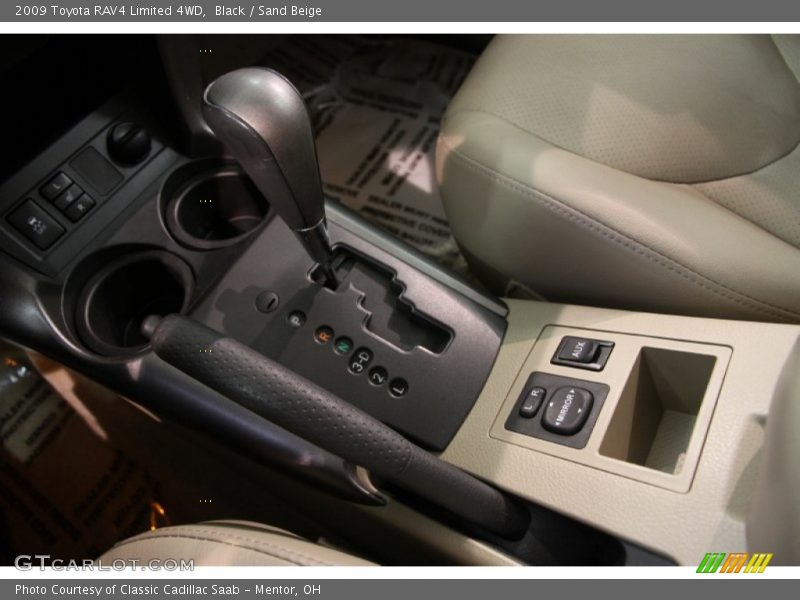 Black / Sand Beige 2009 Toyota RAV4 Limited 4WD