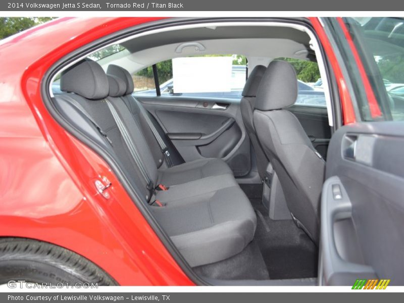 Rear Seat of 2014 Jetta S Sedan