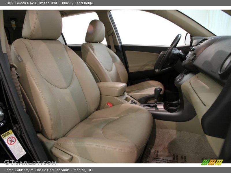 Black / Sand Beige 2009 Toyota RAV4 Limited 4WD