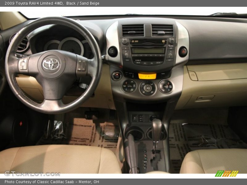Black / Sand Beige 2009 Toyota RAV4 Limited 4WD