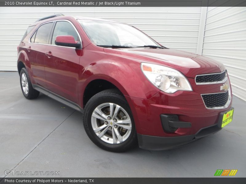 Cardinal Red Metallic / Jet Black/Light Titanium 2010 Chevrolet Equinox LT