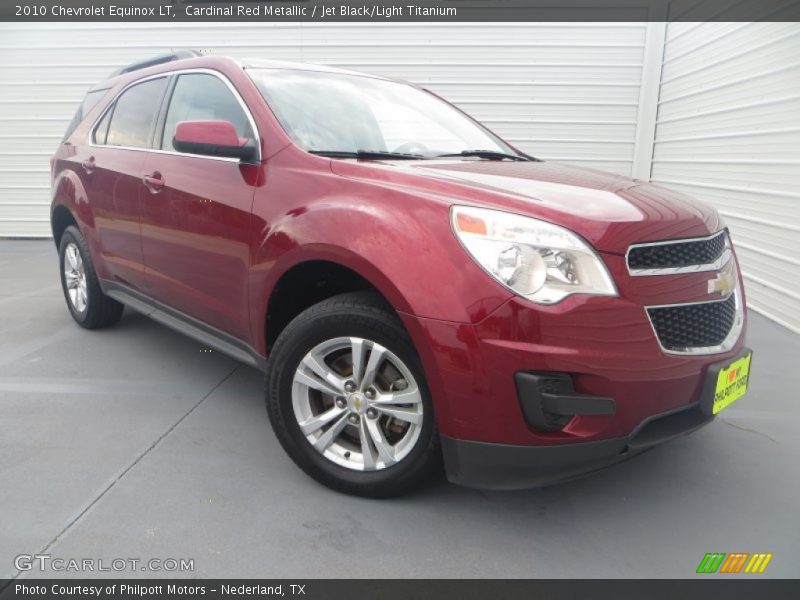Cardinal Red Metallic / Jet Black/Light Titanium 2010 Chevrolet Equinox LT