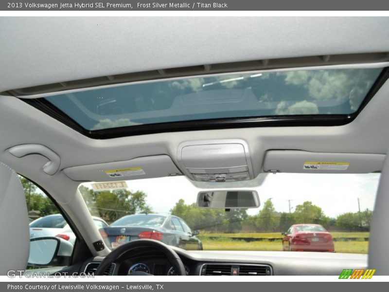 Frost Silver Metallic / Titan Black 2013 Volkswagen Jetta Hybrid SEL Premium