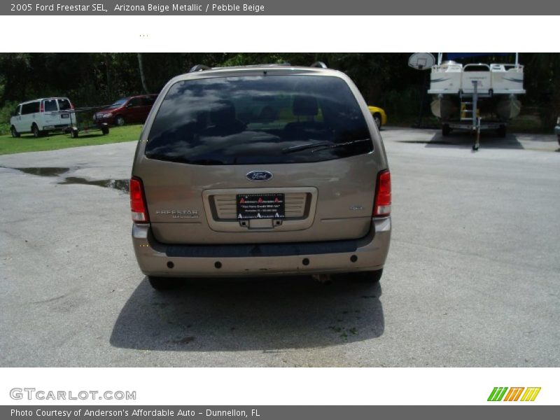Arizona Beige Metallic / Pebble Beige 2005 Ford Freestar SEL