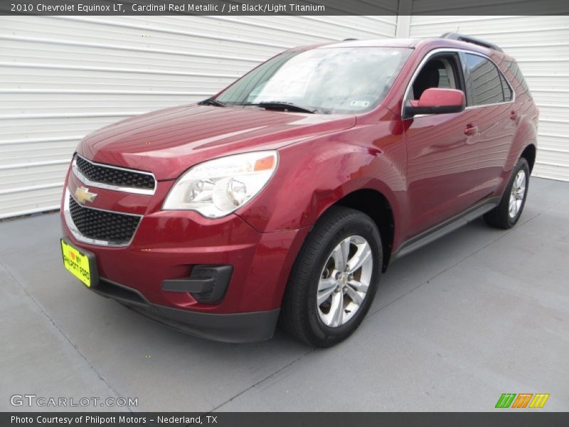 Cardinal Red Metallic / Jet Black/Light Titanium 2010 Chevrolet Equinox LT