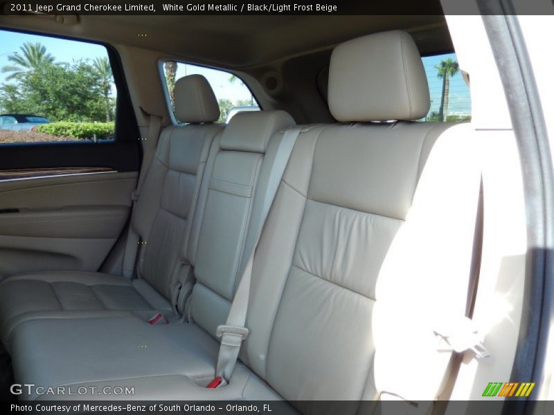 Rear Seat of 2011 Grand Cherokee Limited