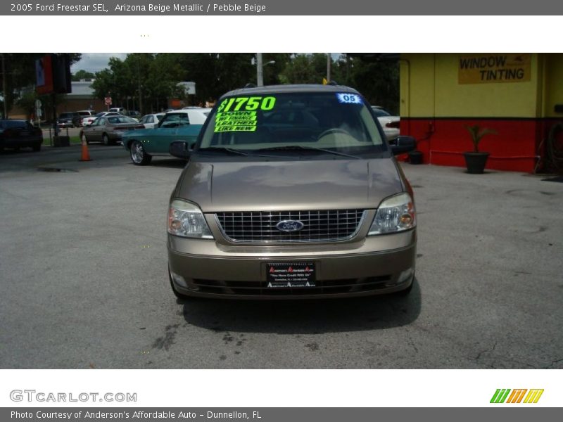 Arizona Beige Metallic / Pebble Beige 2005 Ford Freestar SEL