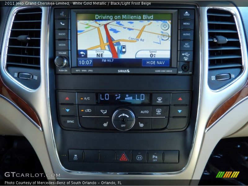 Controls of 2011 Grand Cherokee Limited