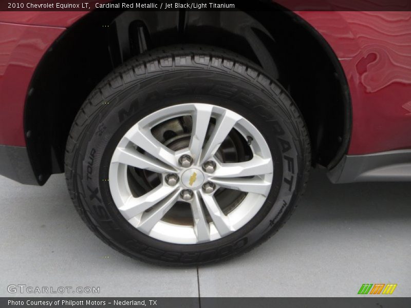Cardinal Red Metallic / Jet Black/Light Titanium 2010 Chevrolet Equinox LT