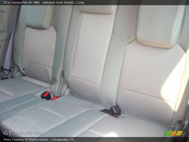 Alabaster Silver Metallic / Gray 2012 Honda Pilot EX 4WD