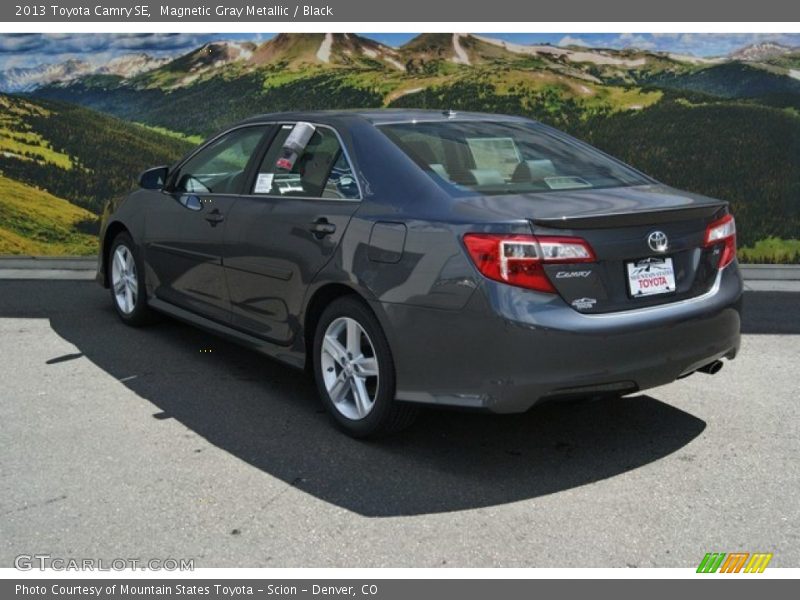 Magnetic Gray Metallic / Black 2013 Toyota Camry SE