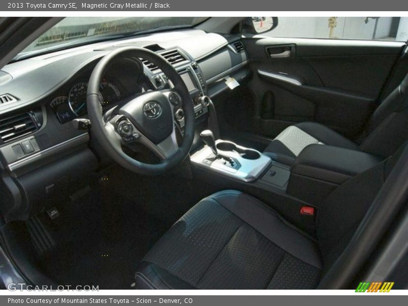 Magnetic Gray Metallic / Black 2013 Toyota Camry SE