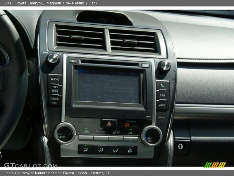 Magnetic Gray Metallic / Black 2013 Toyota Camry SE