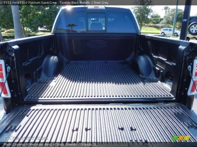 Tuxedo Black Metallic / Steel Gray 2011 Ford F150 Platinum SuperCrew
