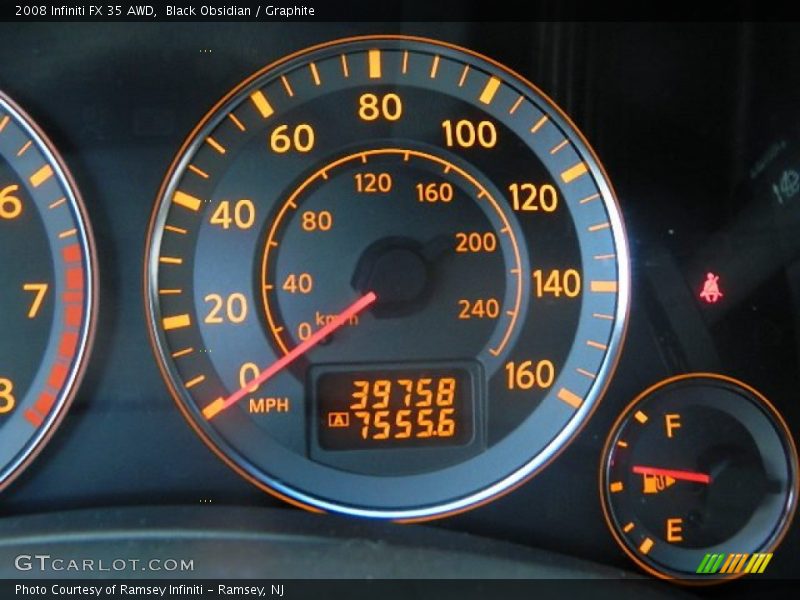 Black Obsidian / Graphite 2008 Infiniti FX 35 AWD