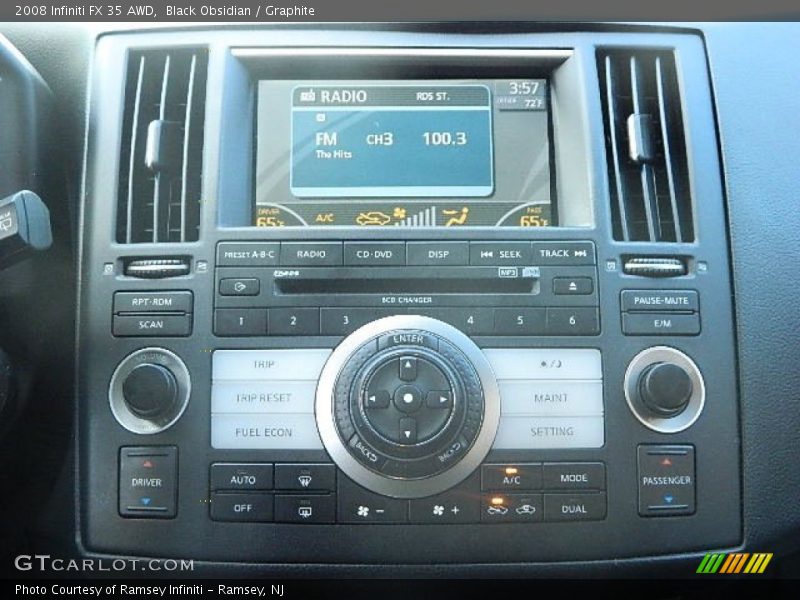 Black Obsidian / Graphite 2008 Infiniti FX 35 AWD