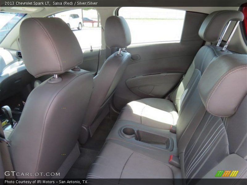 Salsa (Red) / Silver/Silver 2013 Chevrolet Spark LT