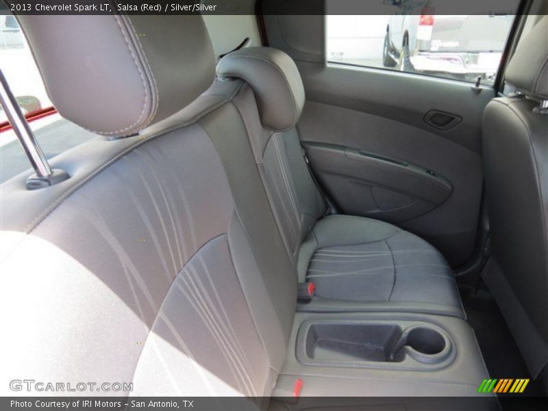 Salsa (Red) / Silver/Silver 2013 Chevrolet Spark LT