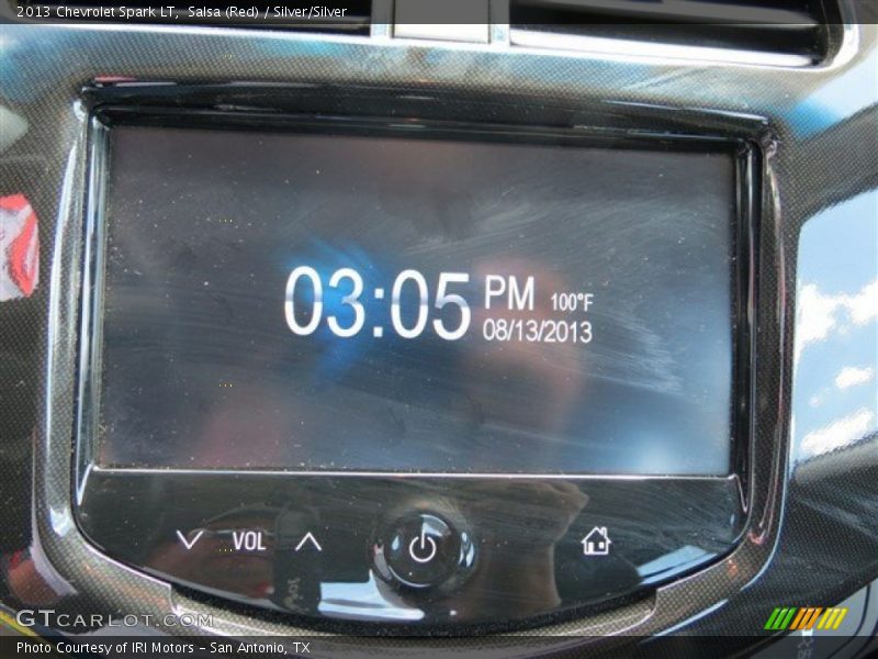 Salsa (Red) / Silver/Silver 2013 Chevrolet Spark LT