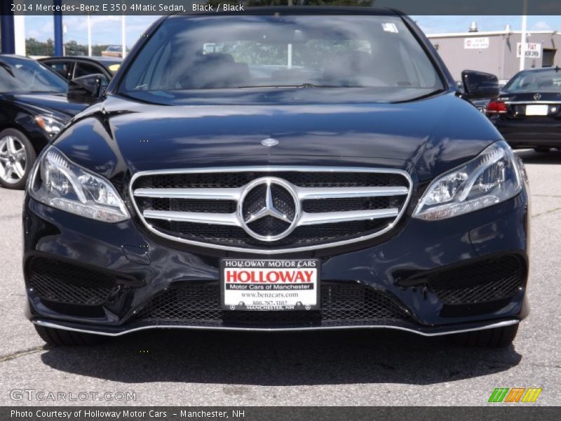 Black / Black 2014 Mercedes-Benz E 350 4Matic Sedan