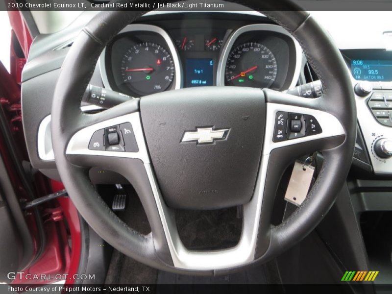 Cardinal Red Metallic / Jet Black/Light Titanium 2010 Chevrolet Equinox LT