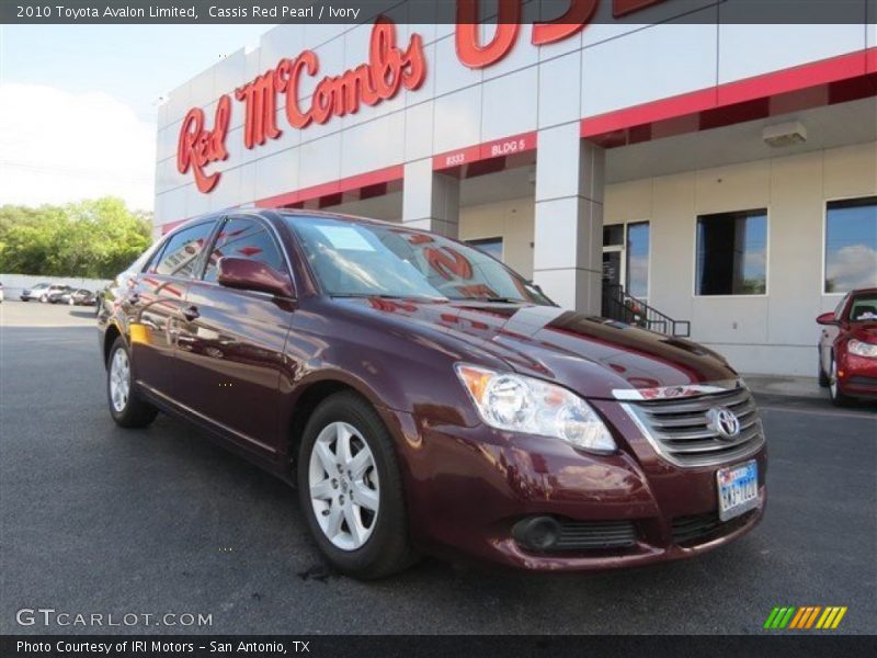 Cassis Red Pearl / Ivory 2010 Toyota Avalon Limited