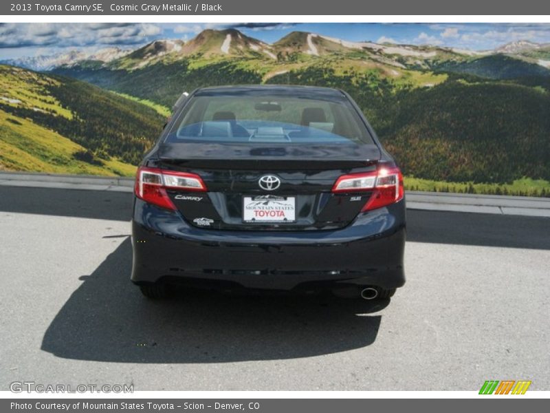 Cosmic Gray Metallic / Black 2013 Toyota Camry SE
