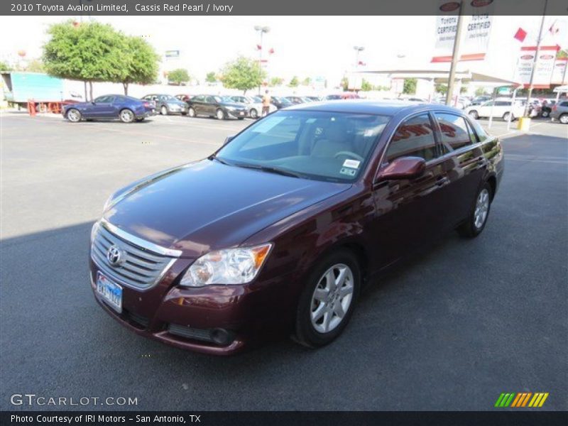 Cassis Red Pearl / Ivory 2010 Toyota Avalon Limited
