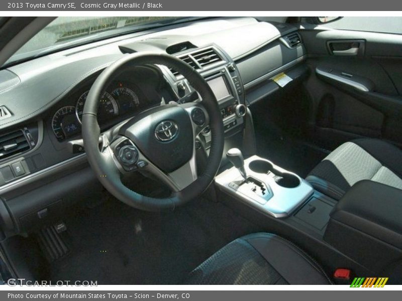 Cosmic Gray Metallic / Black 2013 Toyota Camry SE
