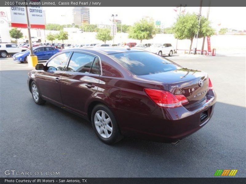 Cassis Red Pearl / Ivory 2010 Toyota Avalon Limited