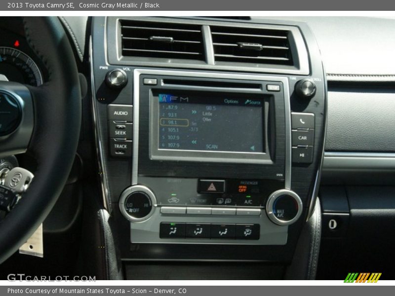 Cosmic Gray Metallic / Black 2013 Toyota Camry SE