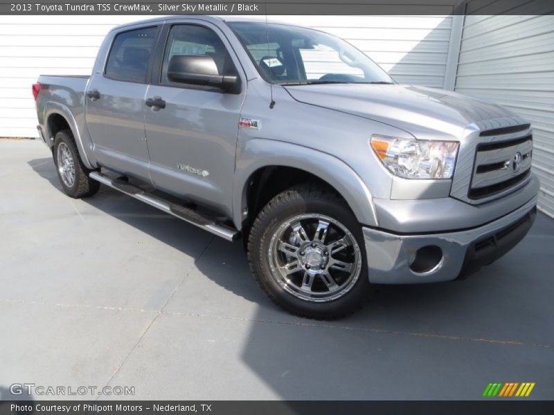Silver Sky Metallic / Black 2013 Toyota Tundra TSS CrewMax