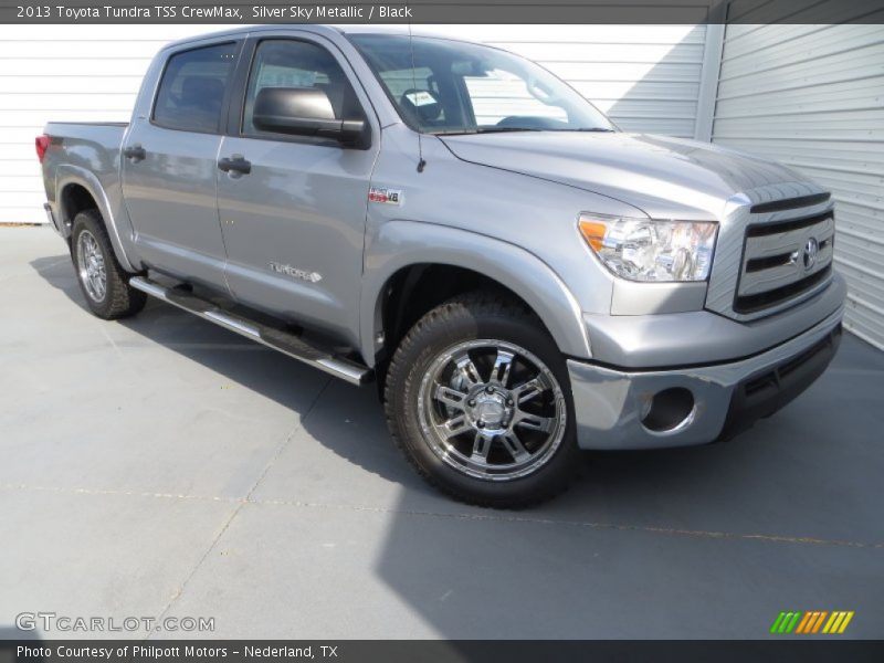 Silver Sky Metallic / Black 2013 Toyota Tundra TSS CrewMax